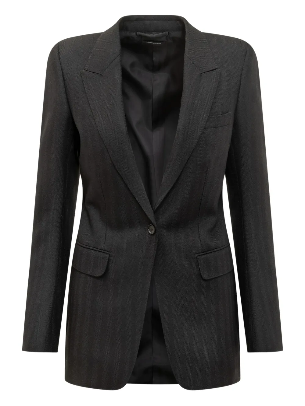 Tom Ford Notched-lapel Single-breasted Blazer In Gray