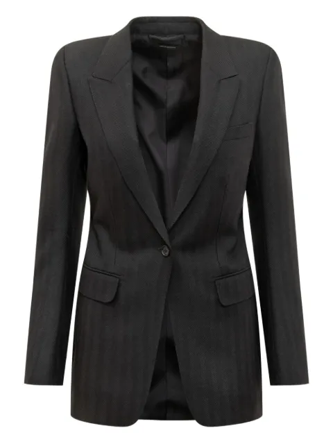 TOM FORD Blazer monopetto con revers classici