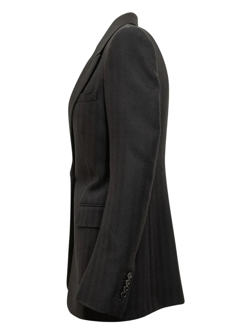 Tom Ford Notched-lapel Single-breasted Blazer In Gray