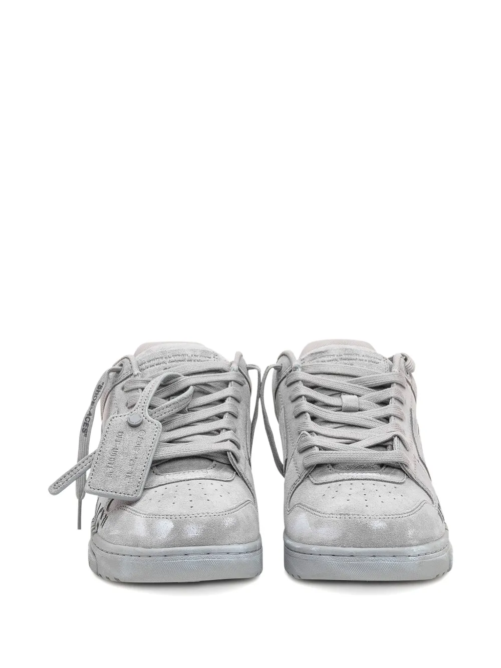 Off-White low-top lace-up sneakers Grijs