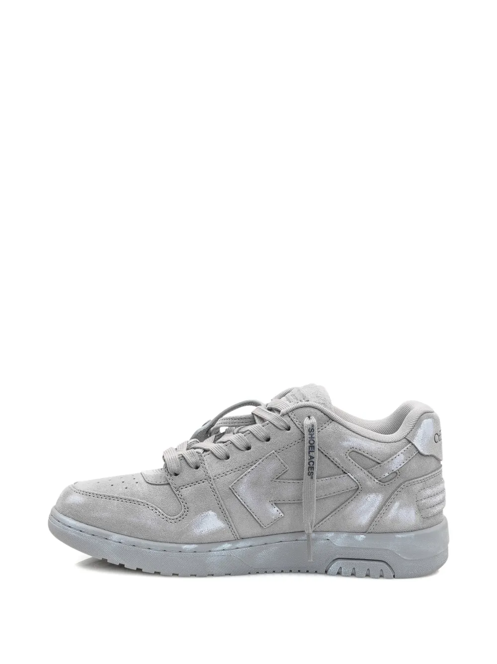 Off-White low-top lace-up sneakers Grijs