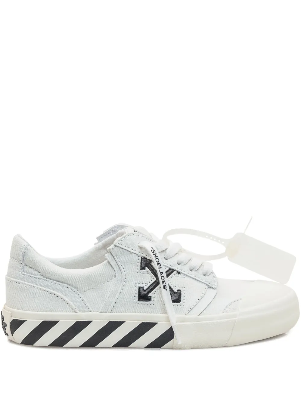 Off-white Lace-up Low-top Sneakers In White