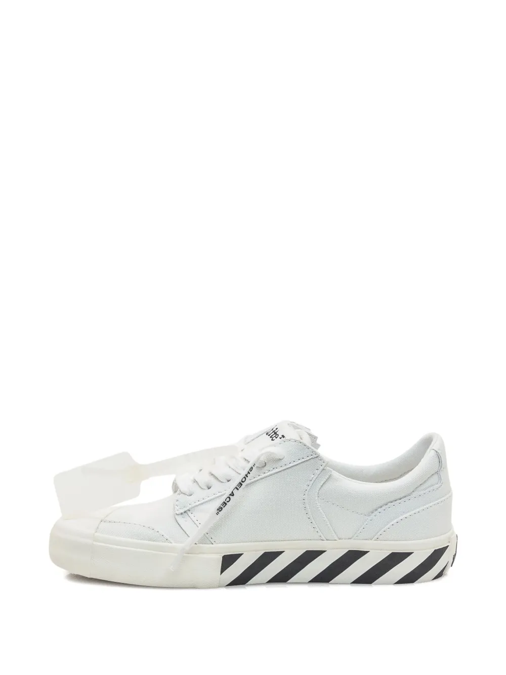 Off-white Lace-up Low-top Sneakers In White