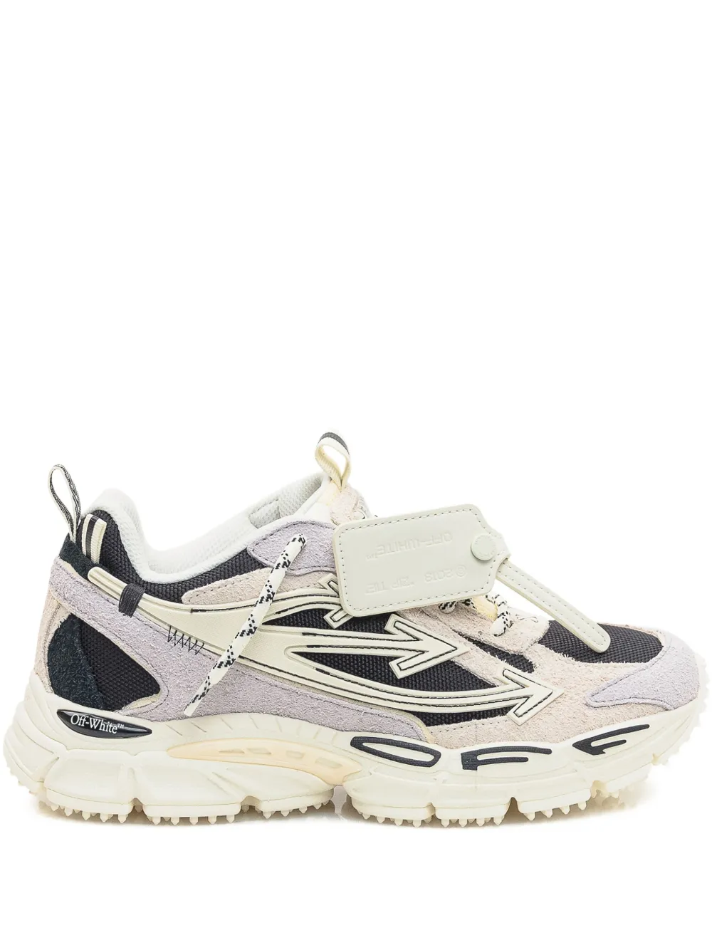 Off-White Be Right Back lace-up sneakers Beige