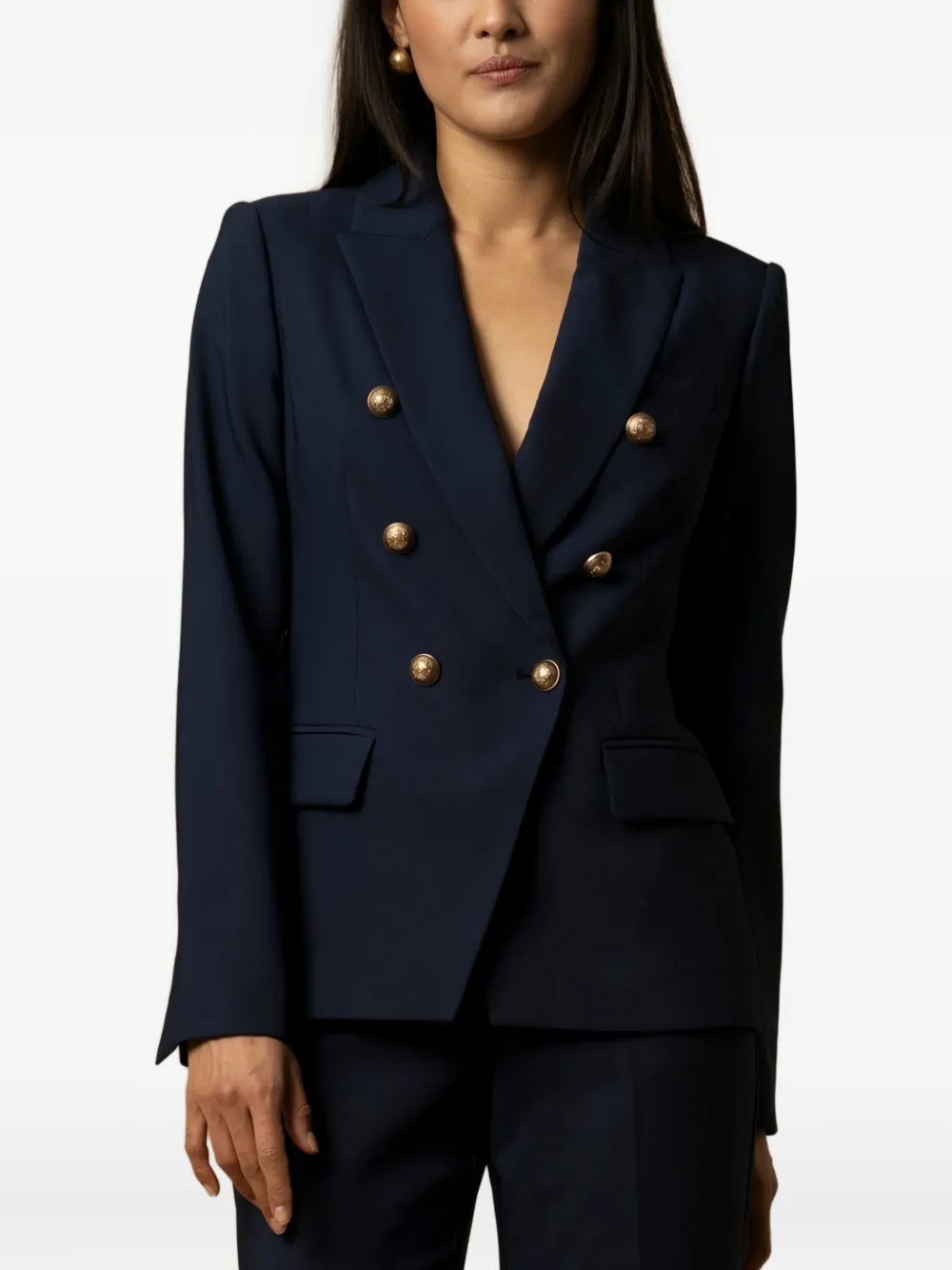 Kocca Sakura Double-breasted Blazer In Black