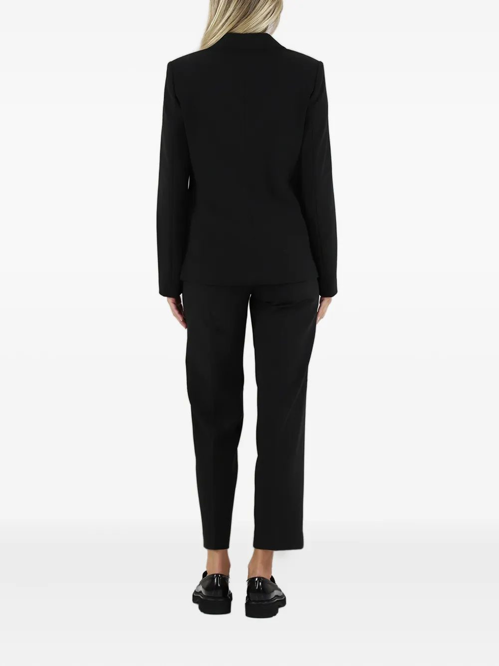 Kocca Sakura Double-breasted Blazer In Black