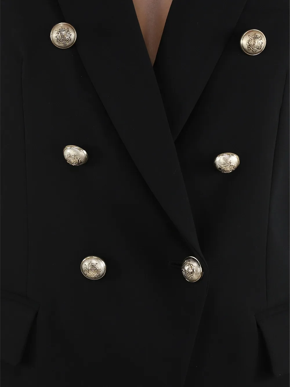 Kocca Sakura Double-breasted Blazer In Black