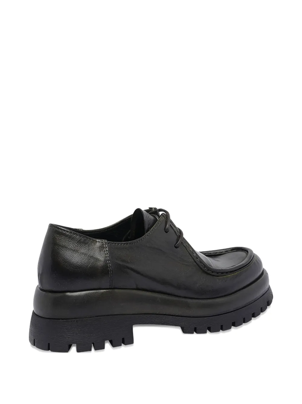 Pawelk's Cru Lace-up Round-toe Derby Shoes In Black