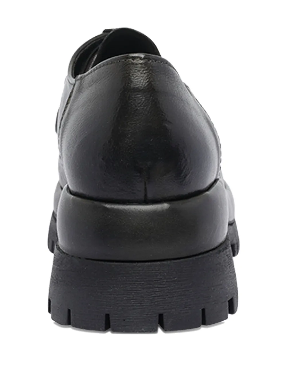 Pawelk's Cru Lace-up Round-toe Derby Shoes In Black