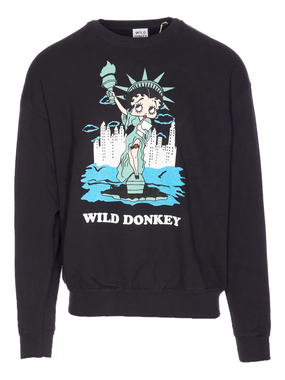 Wild Donkey Betty crew-neck sweatshirt - Nero