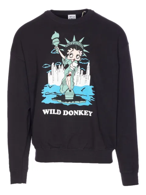Wild Donkey Betty crew-neck sweatshirt