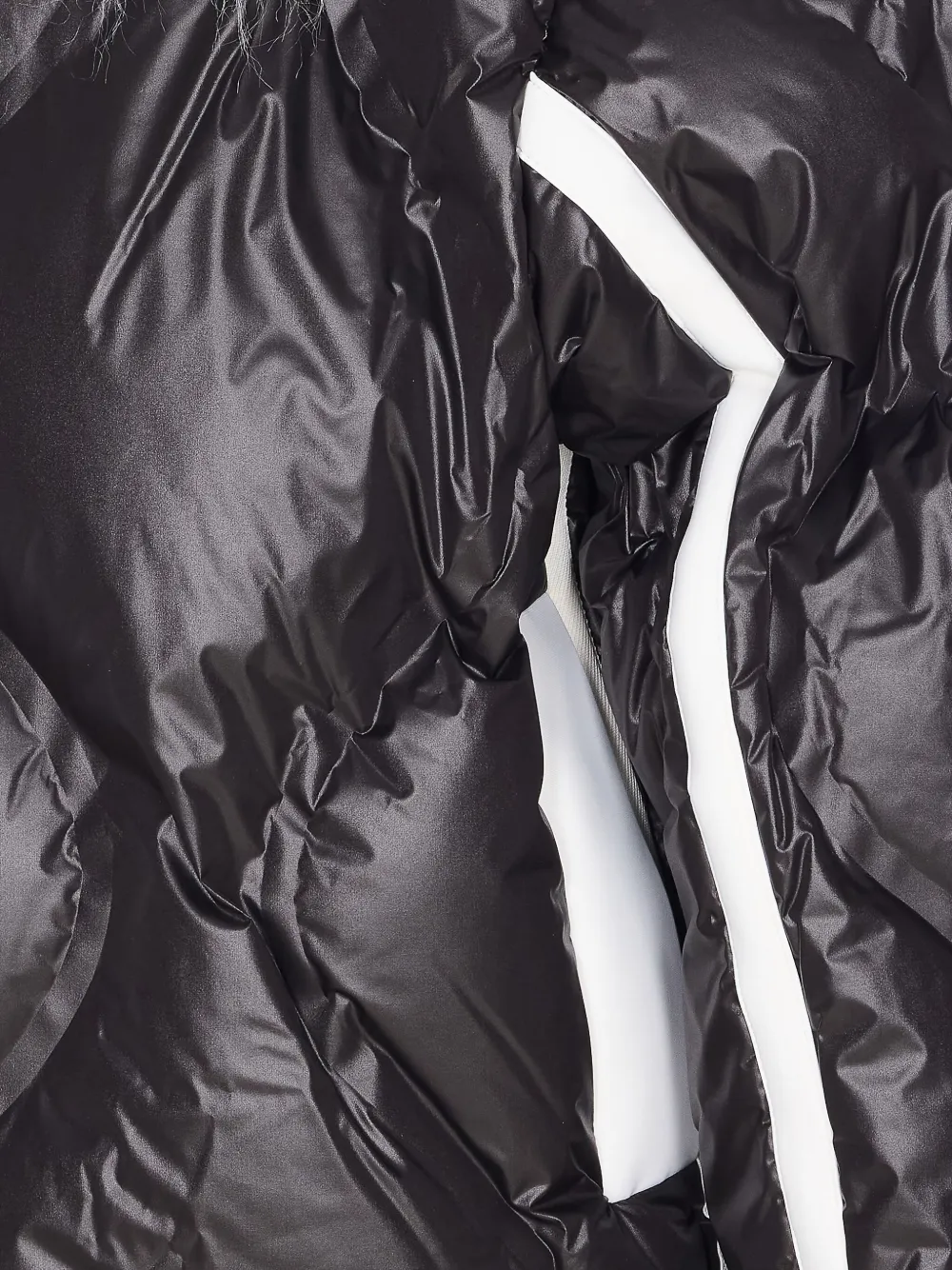 Jetset Annie Zip Padded Jacket In Black