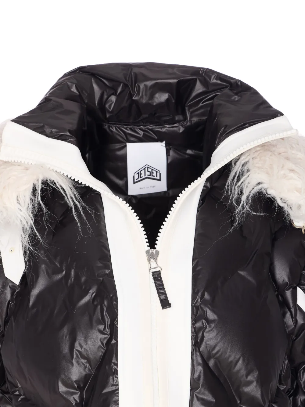 Jetset Annie Zip Padded Jacket In Black