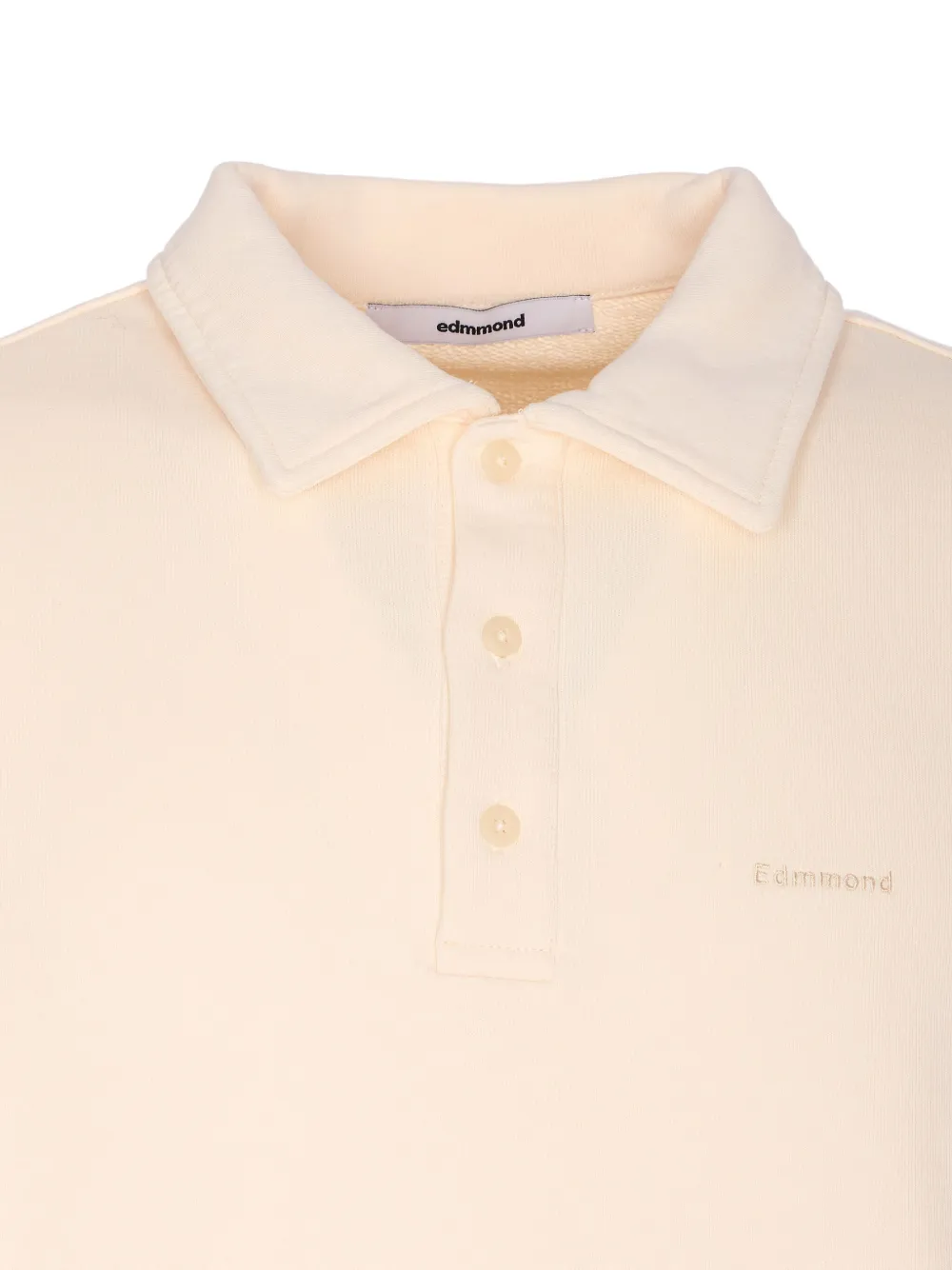 Edmmond Studios Embroidered Logo Polo Shirt In Neutral