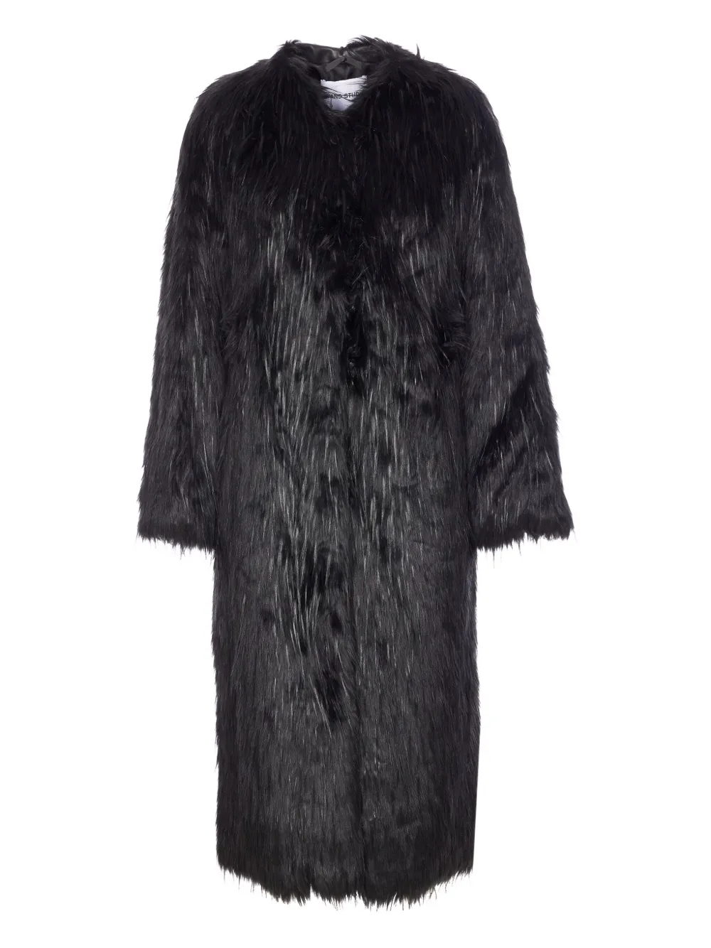 Stand Studio Carolina Hook-closure Coat In Black
