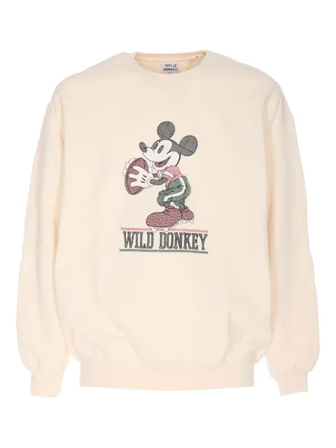 Wild Donkey sudadera con cuello redondo