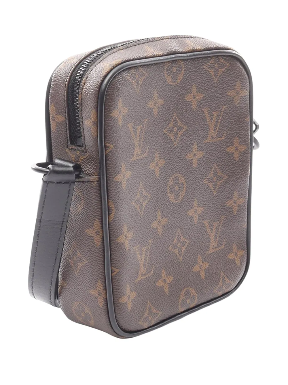 Pre-owned Louis Vuitton 2021-2025 Monogram Macassar Christopher Wearable Crossbody Bag In Brown