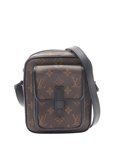 Louis Vuitton Pre-Owned 2021-2025 Monogram Macassar Christopher Wearable crossbody bag