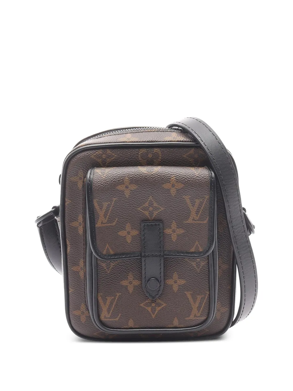 Louis Vuitton Pre-Owned 2021-2023 Macassar Christopher Umhängetasche | Braun | Image 1