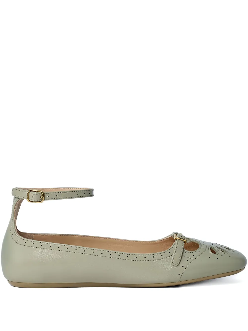 Chloé adjustable strap slides Beige