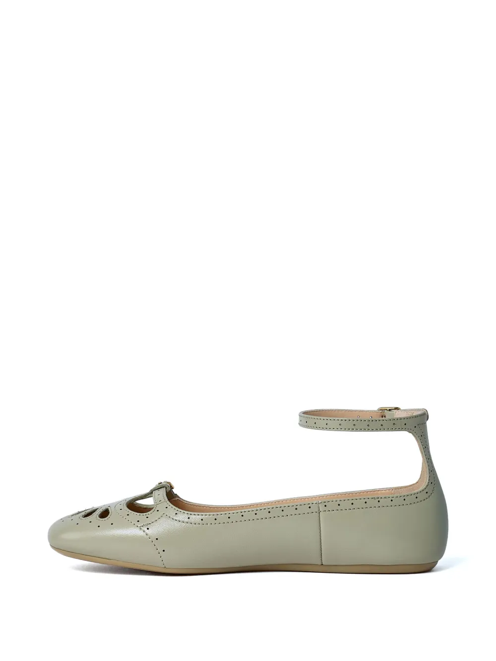 Chloé Slippers met verstelbaar bandje Beige