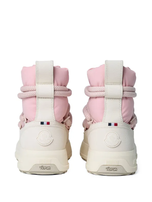 Moncler Padded lace-up Boots | Pink | FARFETCH