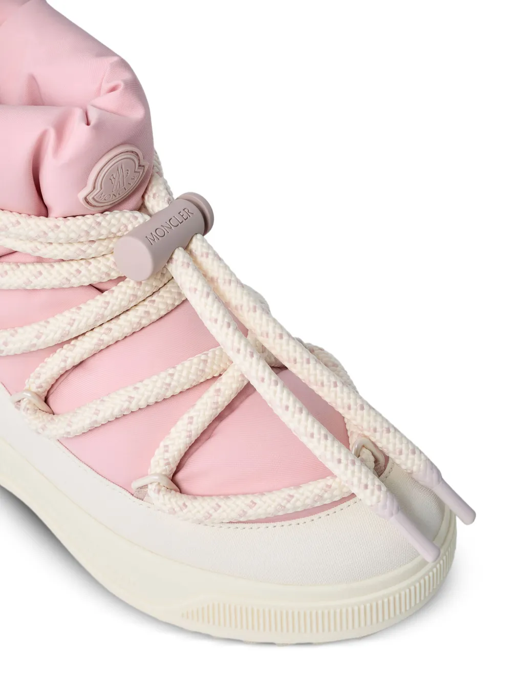 Moncler Gewatteerde veterlaarzen Roze