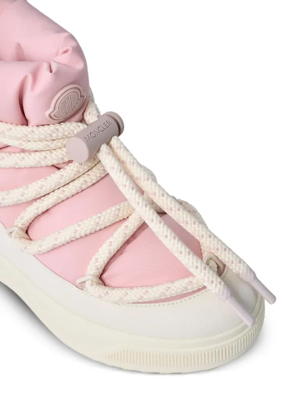 Moncler Padded lace-up Boots | Pink | FARFETCH