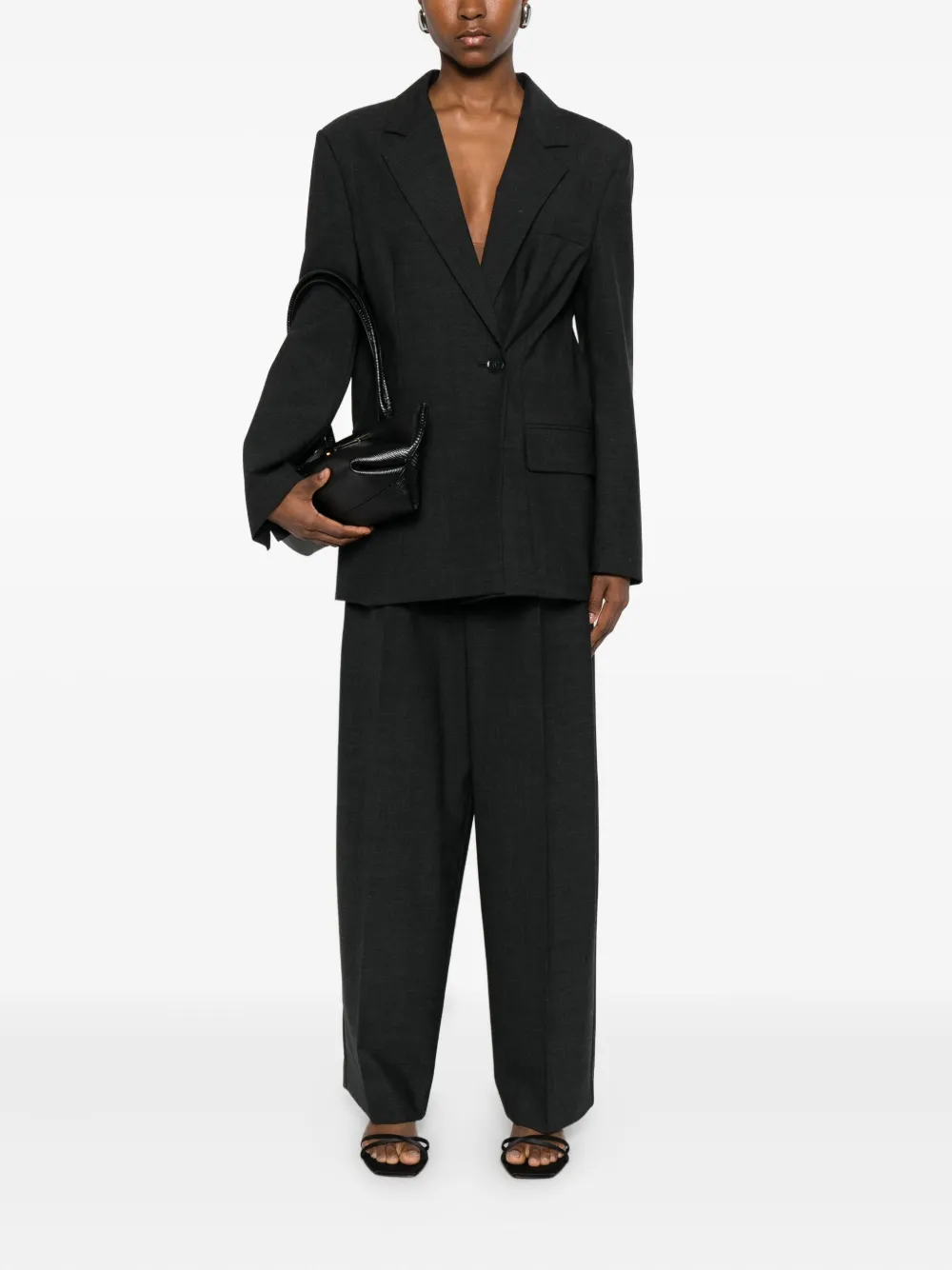 SOLOTRE notched-lapel blazer | Blazers | Image 2