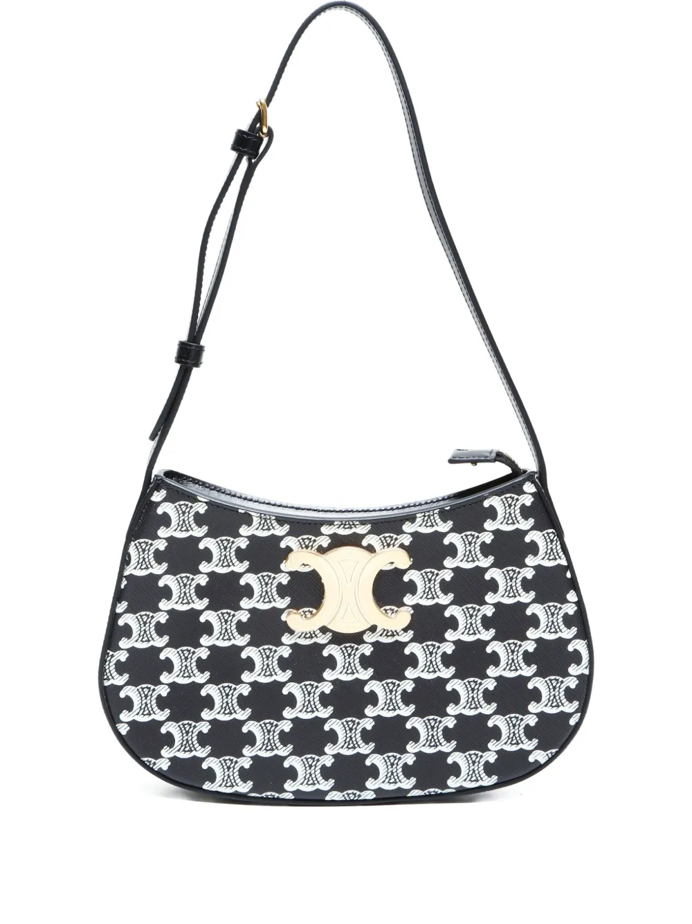 Celine Pre-Owned 2025 ティリートリオンフ ショルダーバッグ M - ブラック Celine Pre-Owned 2025 ティリートリオンフ ショルダーバッグ M - ブラック