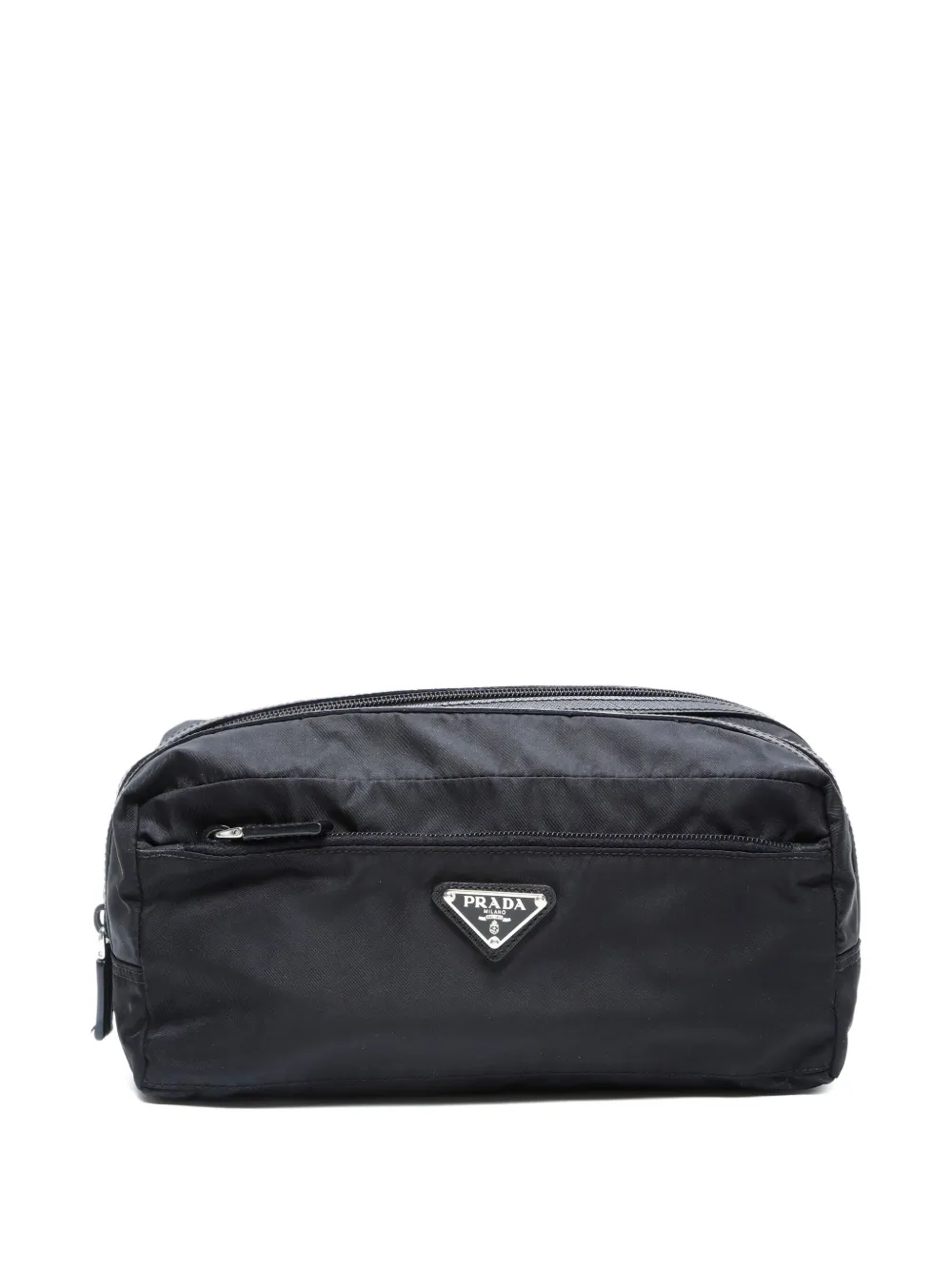 Prada Pre-Owned  cartera con logo triangular 2015-2025 | negro | Image 1