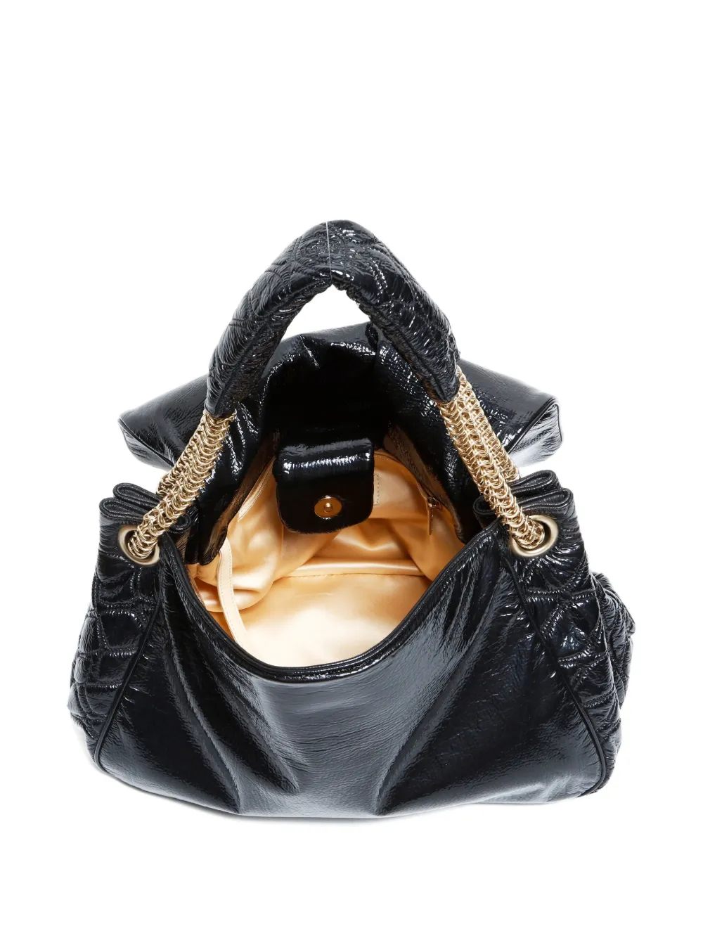 Pre-owned Chanel 2008-2009 Cc Mark Shoulder Bag In Black