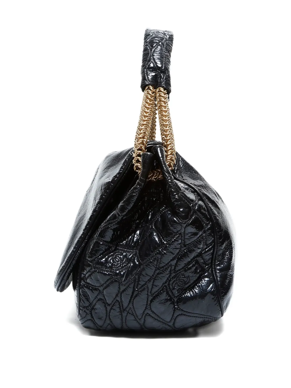 Pre-owned Chanel 2008-2009 Cc Mark Shoulder Bag In Black