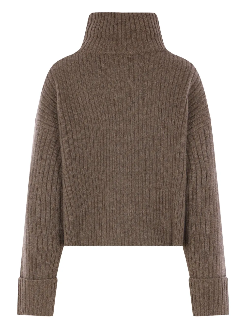  Le Kasha Ribbed Roll-neck Sweater - Brown 