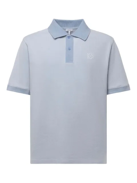LOEWE playera tipo polo con logo bordado