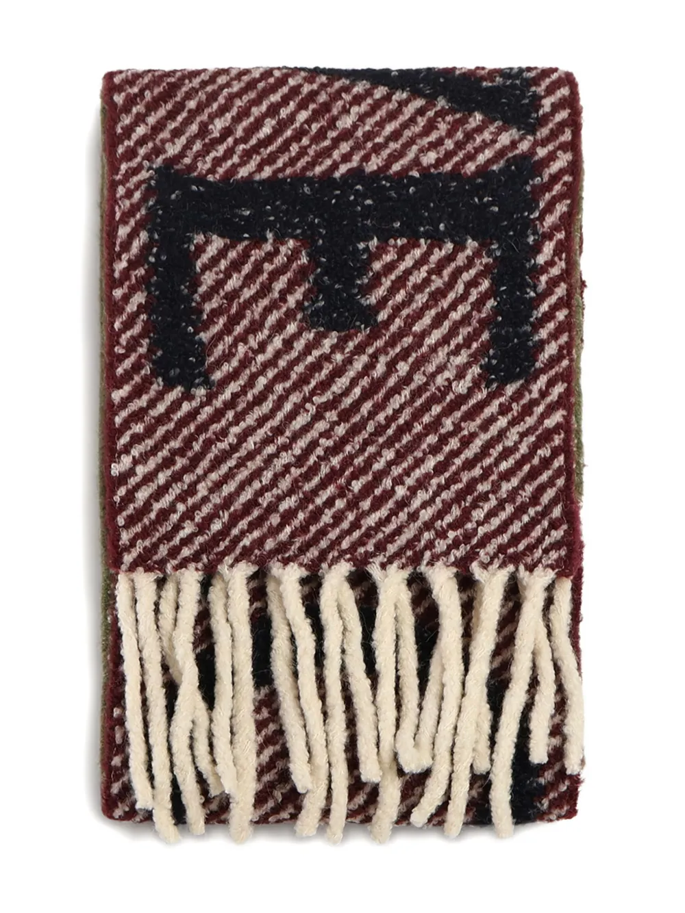Loewe Wool And Alpaca Blend Scarf In Multi
