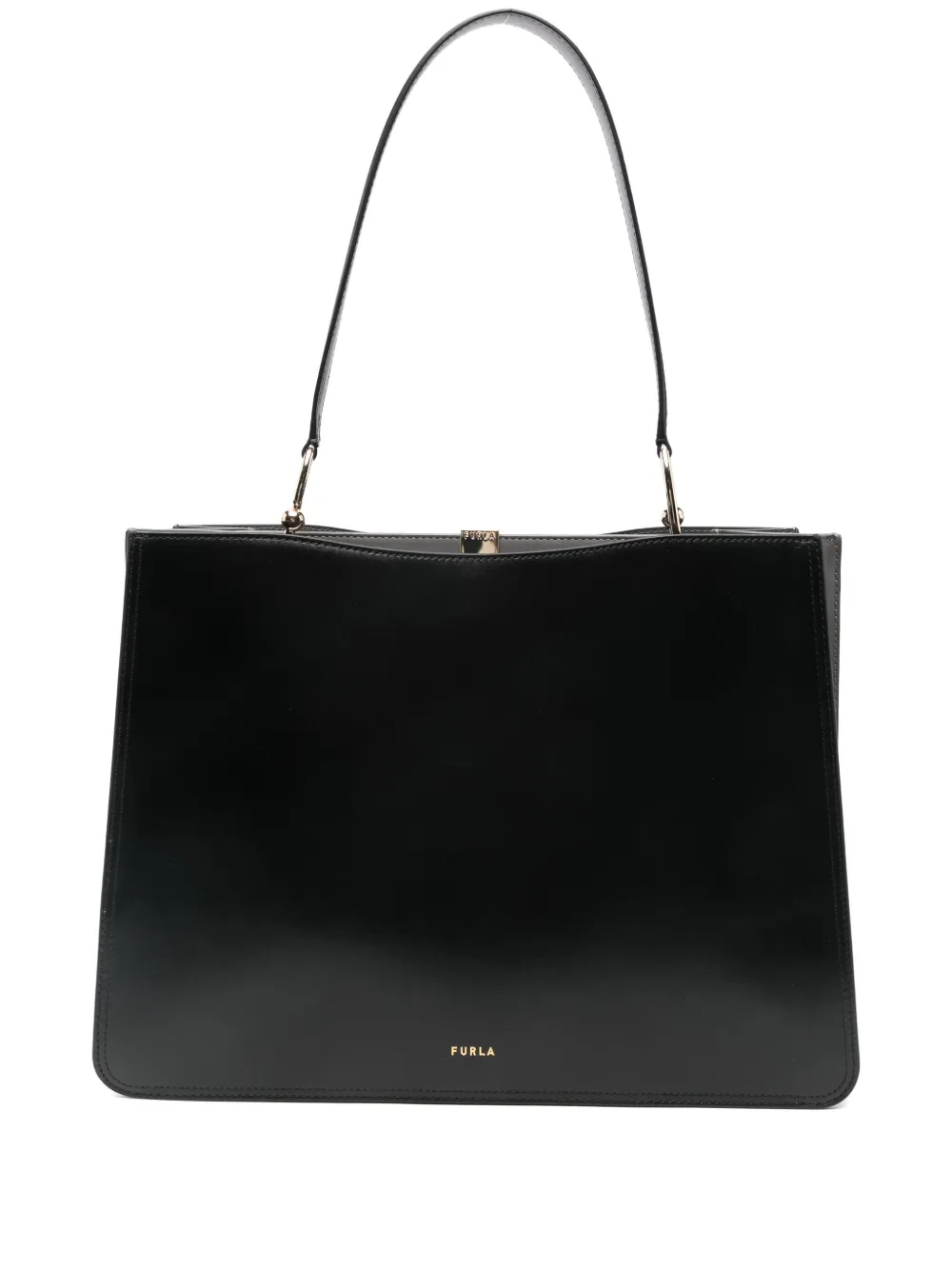 Furla Large Nuvola Tote Bag In Black