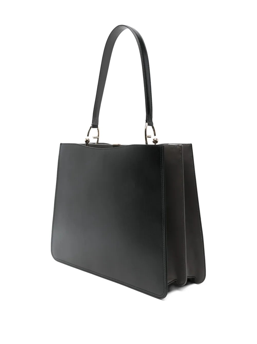 Furla Large Nuvola Tote Bag In Black