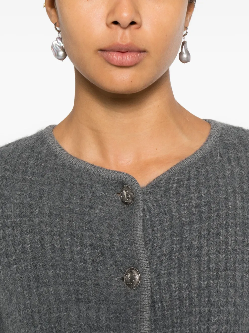 Ba&Sh Harry vest met knopen Grijs