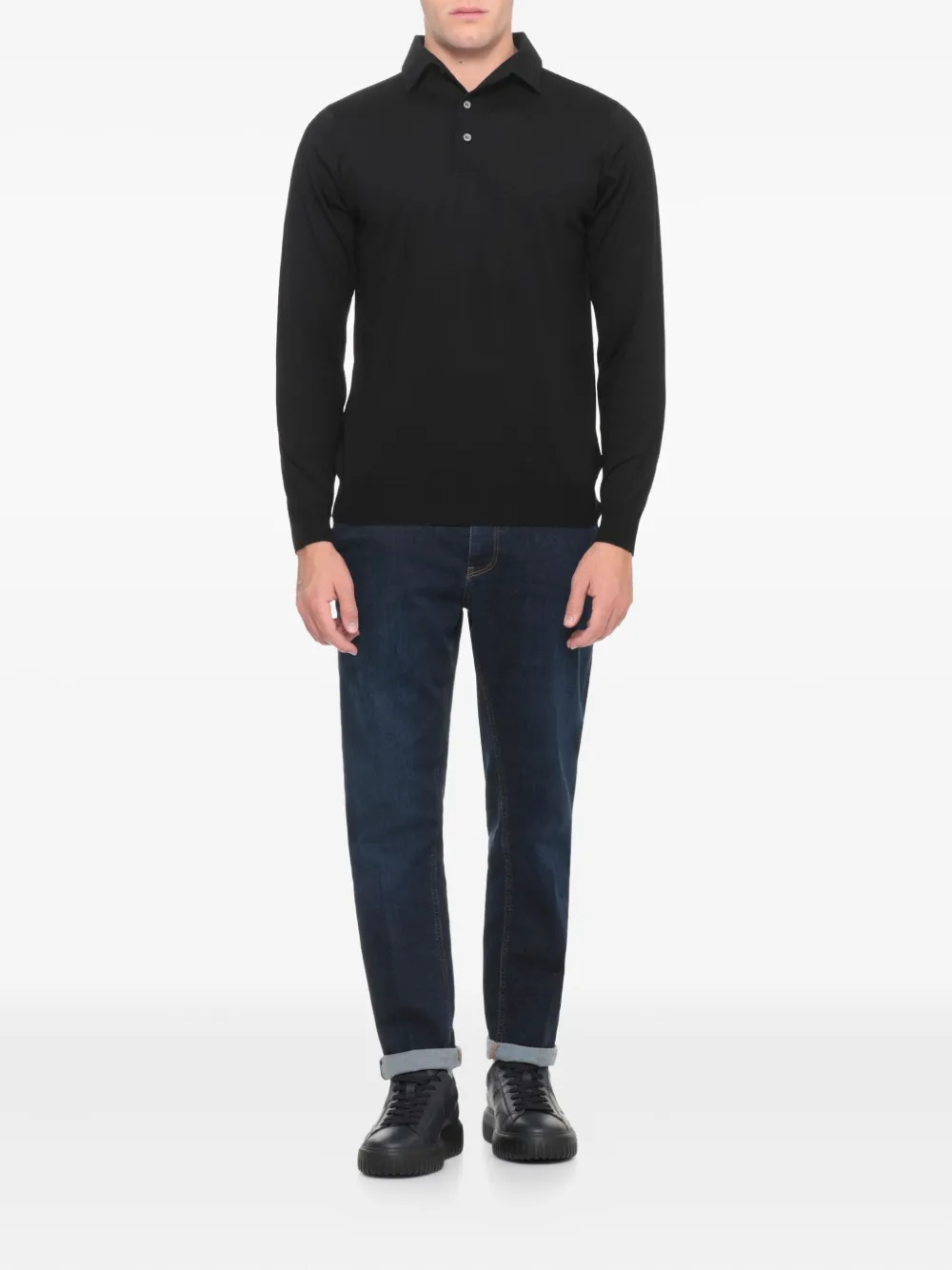 Hogan Gewatteerde sneakers Zwart