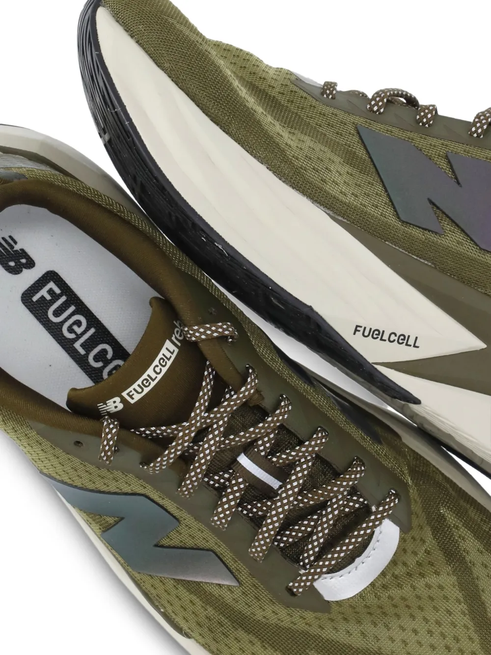 New Balance Fuelcell Rebel V5 Perforated Sneakers In Green