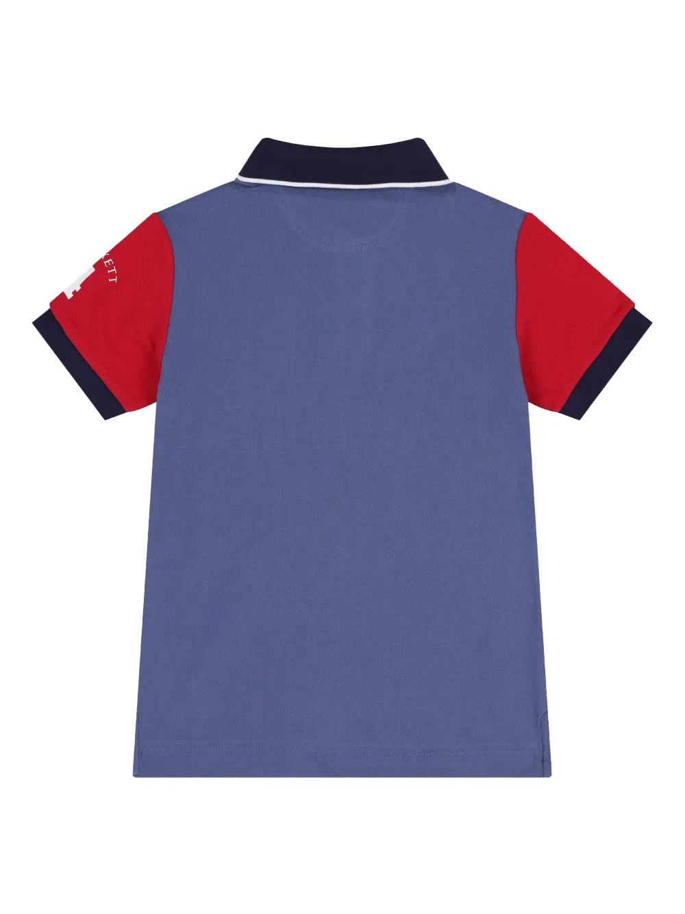 Hackett Logo Polo Shirt In Blue