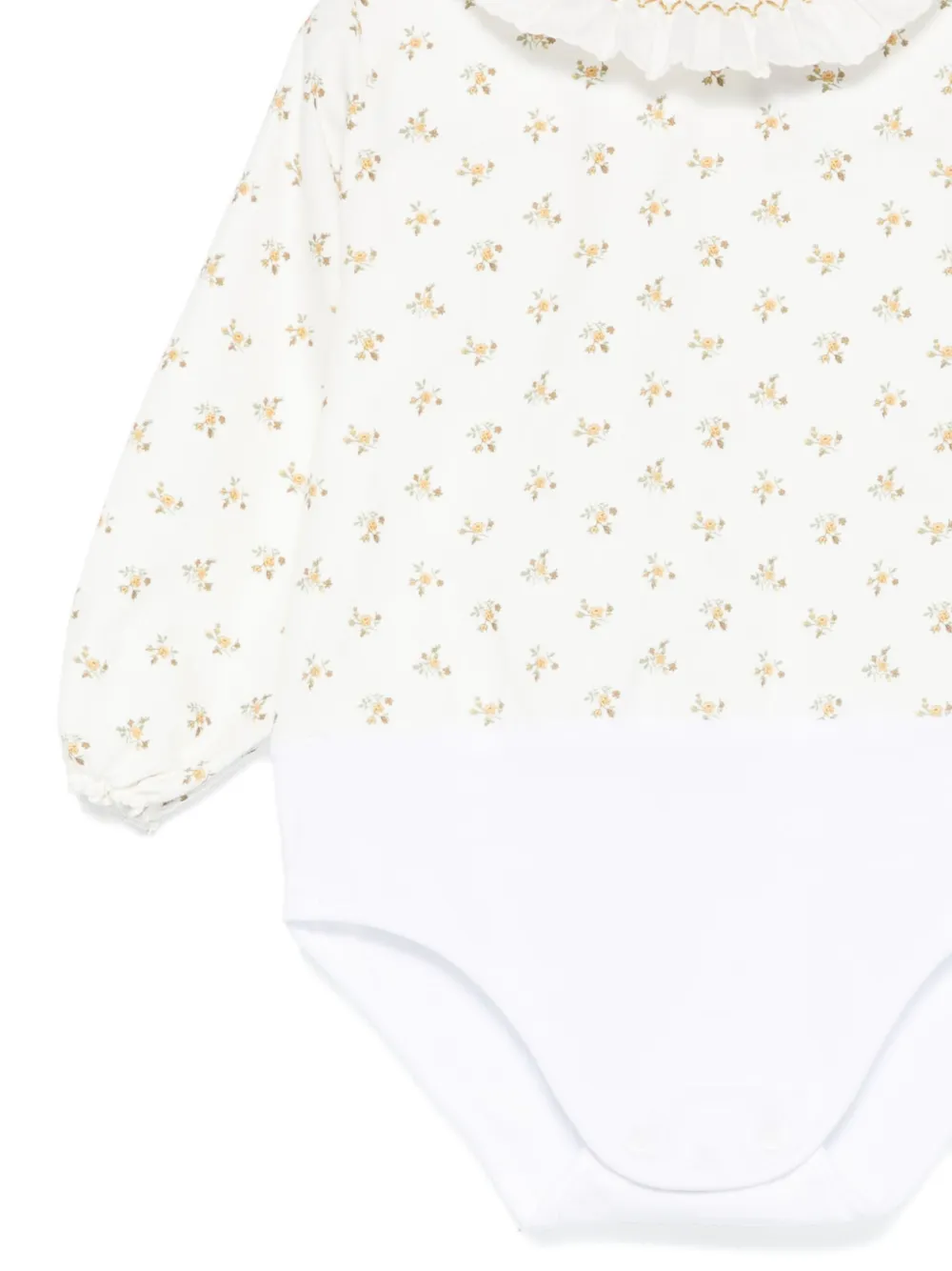 La Stupenderia Geruite shorts set Geel