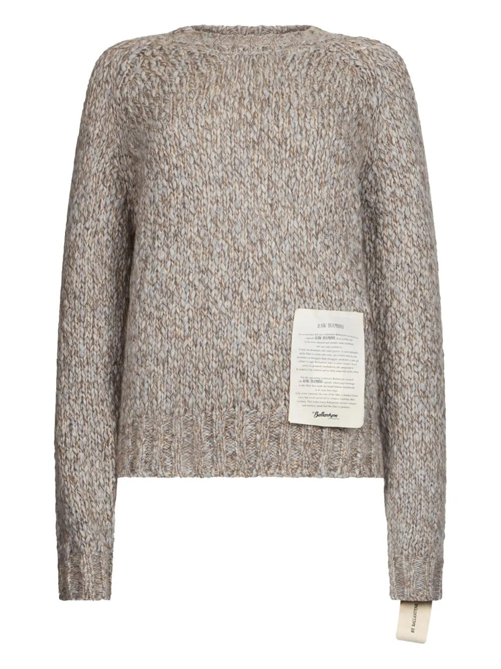 Ballantyne chunky-knit sweater - Grigio