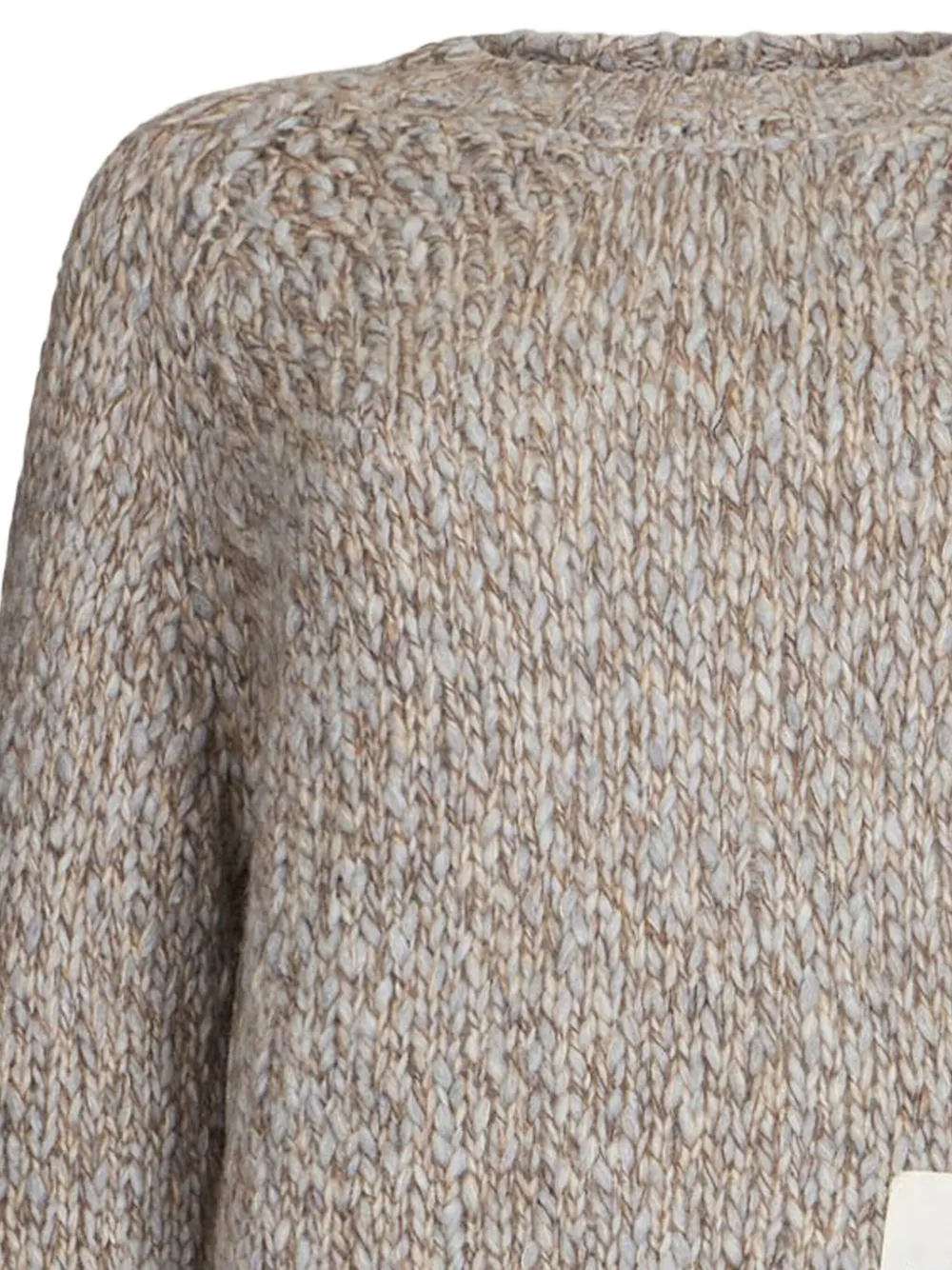 Ballantyne Grofgebreide trui Grijs