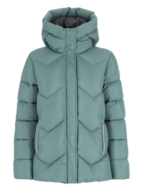 CONTE OF FLORENCE quilted hooded jacket