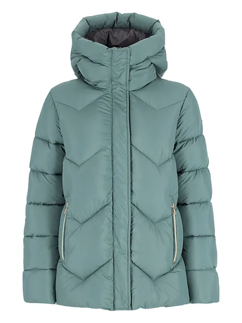 CONTE OF FLORENCE quilted hooded jacket