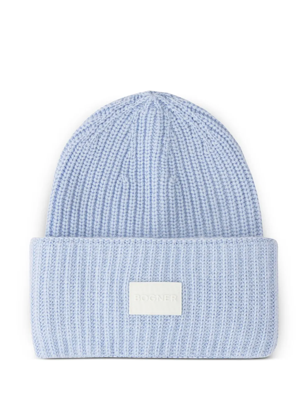 BOGNER Berretto Lahra con applicazione logo - Blu