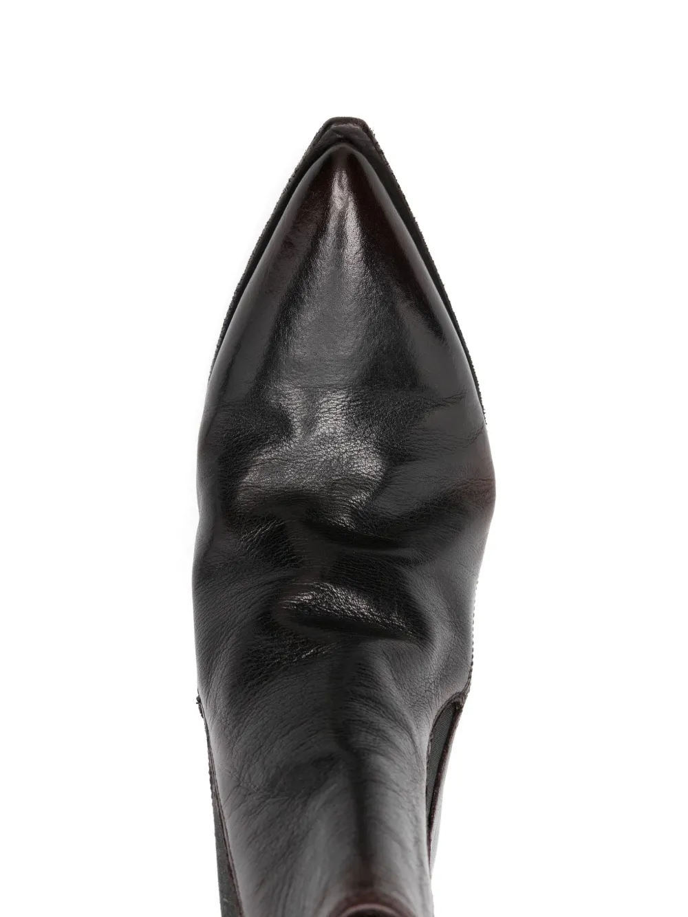 Officine Creative Pointed-toe Ankle Boot In Brown