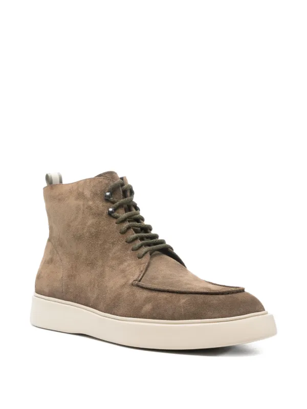 Officine Creative Frame 002 Suede Ankle Boots | Brown | FARFETCH display picture 3